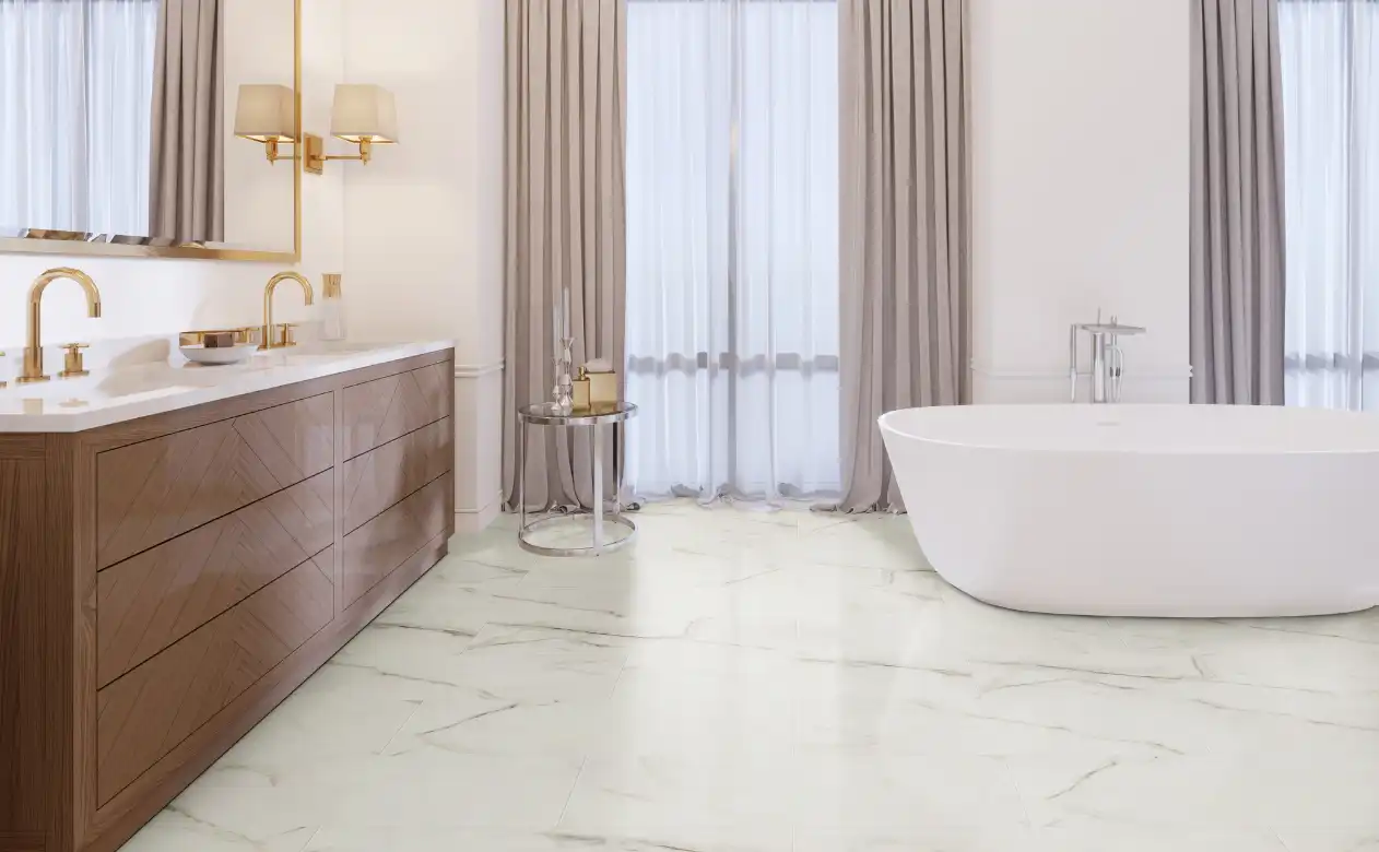 Vinyl Flooring in Bathroom in Linthicum Heights, MD